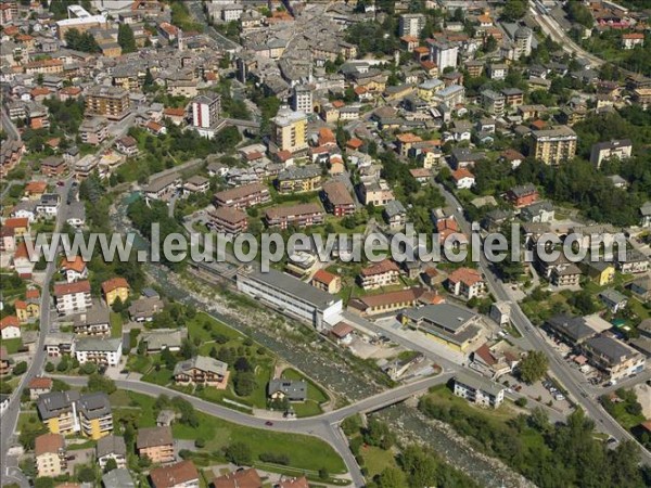 Photo aérienne de Chiavenna