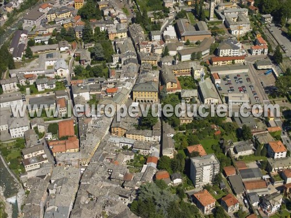 Photo aérienne de Chiavenna