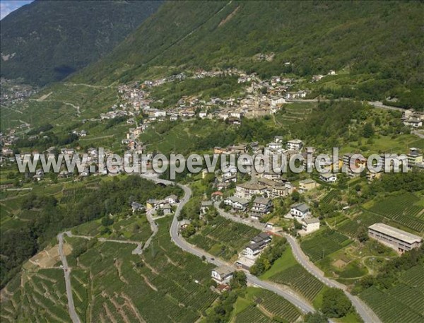 Photo aérienne de Montagna in Valtellina