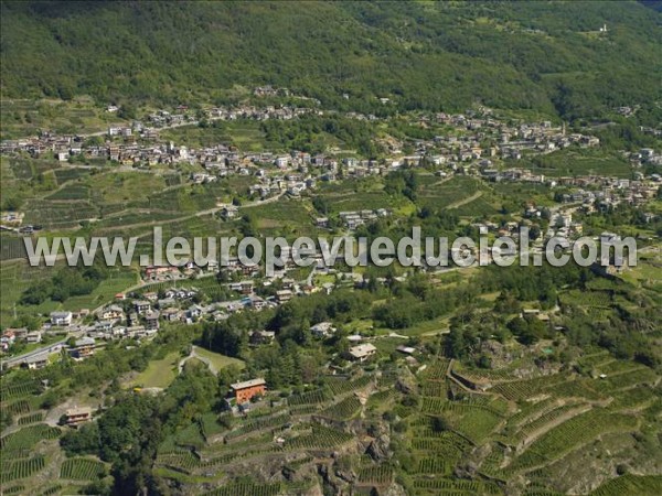 Photo aérienne de Montagna in Valtellina