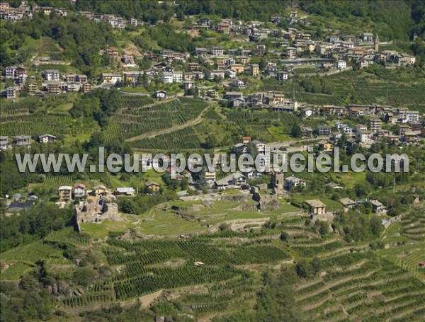 Photo aérienne de Montagna in Valtellina