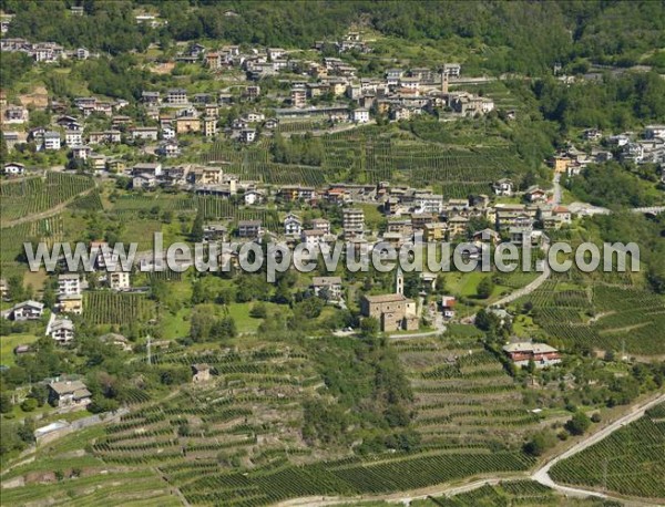 Photo aérienne de Montagna in Valtellina