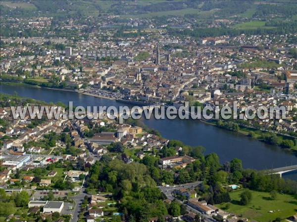 Photo aérienne de Bergerac