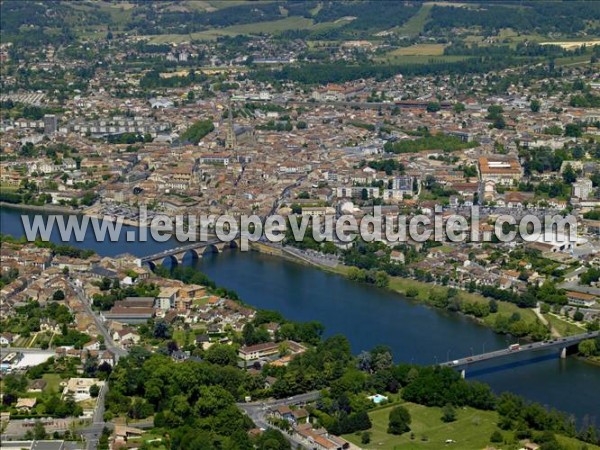 Photo aérienne de Bergerac