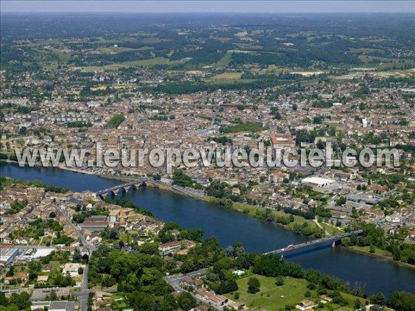 Photo aérienne de Bergerac