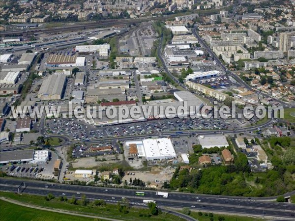 Photo aérienne de Montpellier