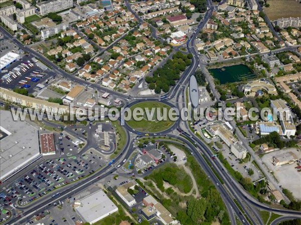 Photo aérienne de Montpellier