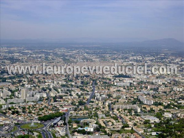 Photo aérienne de Montpellier