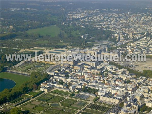 Photo aérienne de Versailles