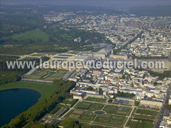 Photo aérienne de Versailles