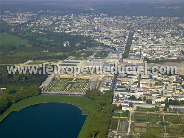 Photo aérienne de Versailles