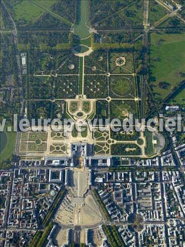 Photo aérienne de Versailles