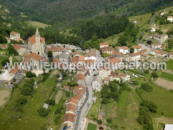 Photo aérienne de Rochepaule