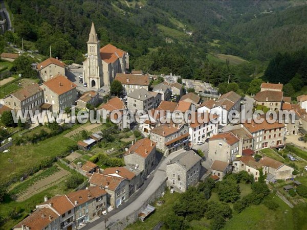 Photo aérienne de Rochepaule