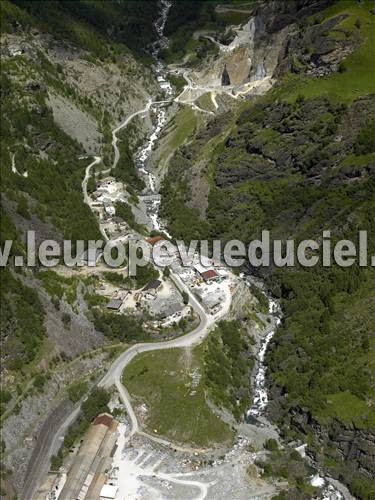 Photo aérienne de Chiesa in Valmalenco