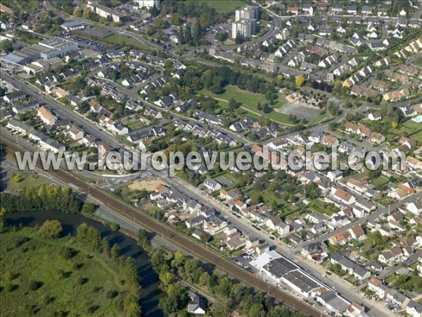 Photo aérienne de Le Mans