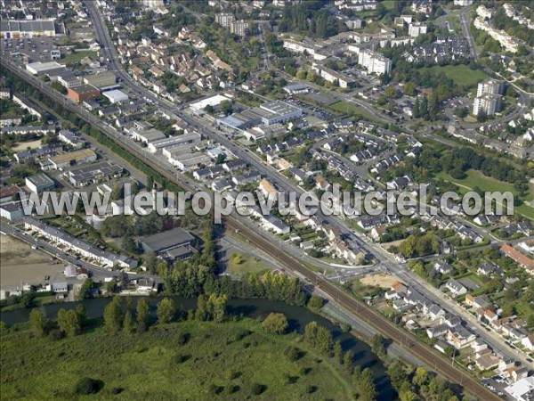 Photo aérienne de Le Mans