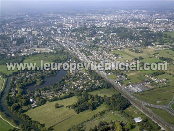 Photo aérienne de Le Mans