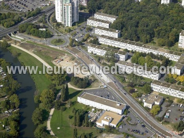 Photo aérienne de Le Mans