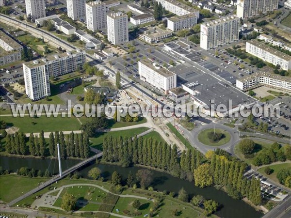 Photo aérienne de Le Mans