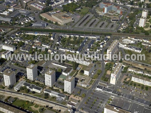 Photo aérienne de Le Mans