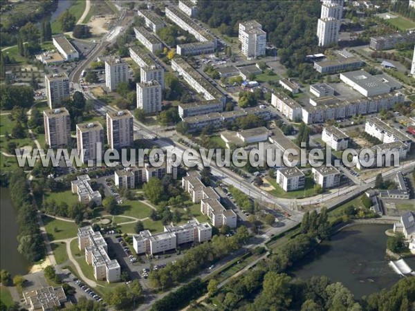 Photo aérienne de Le Mans