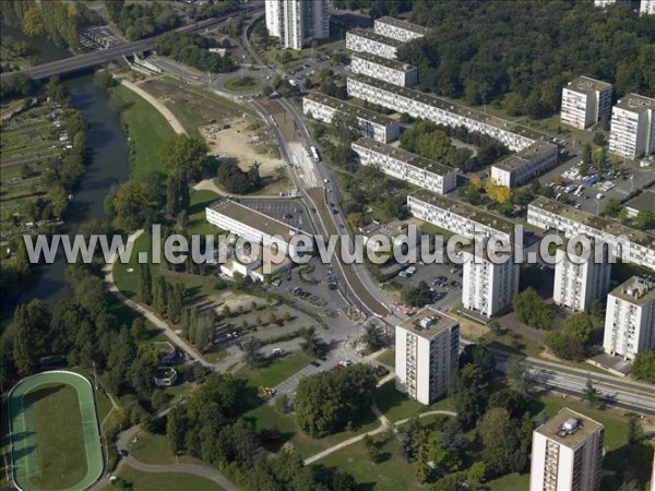 Photo aérienne de Le Mans