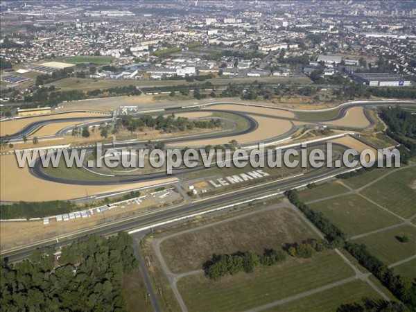 Photo aérienne de Le Mans