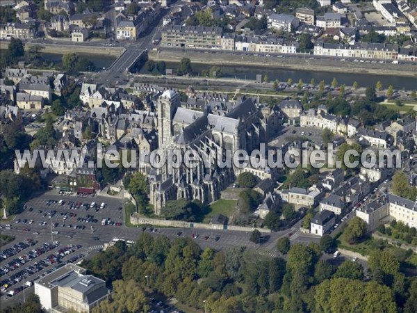 Photo aérienne de Le Mans