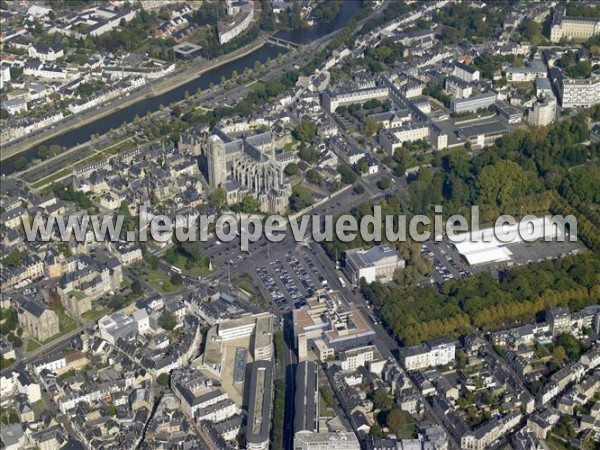 Photo aérienne de Le Mans