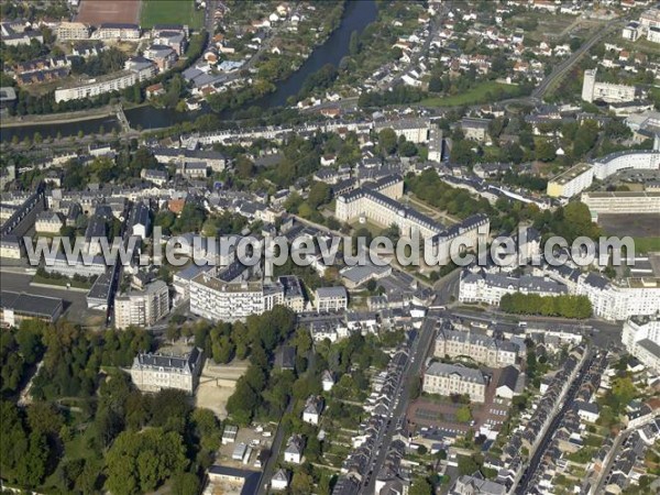 Photo aérienne de Le Mans