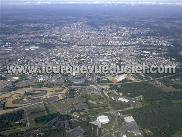 Photo aérienne de Le Mans