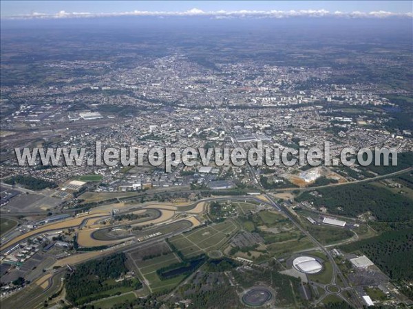 Photo aérienne de Le Mans