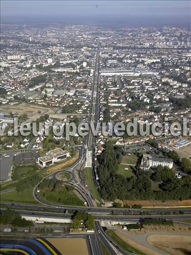 Photo aérienne de Le Mans