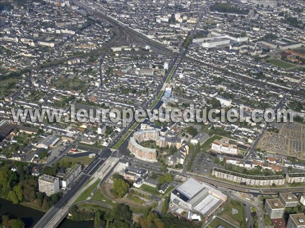 Photo aérienne de Le Mans