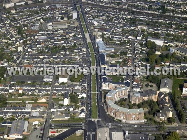 Photo aérienne de Le Mans