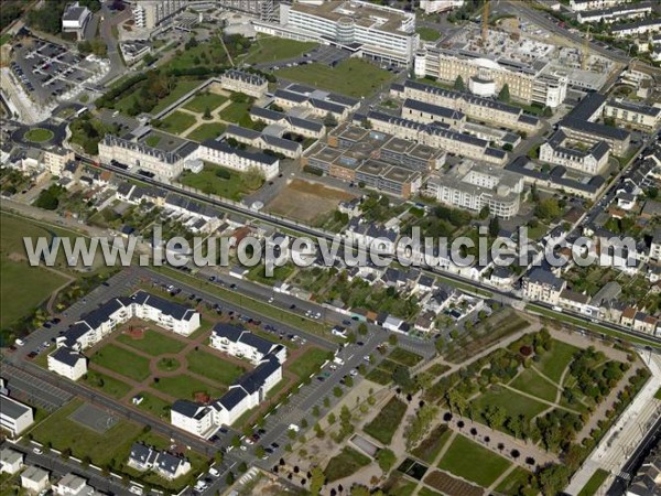 Photo aérienne de Le Mans