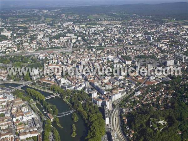 Photo aérienne de Besançon Photo aérienne de Besançon