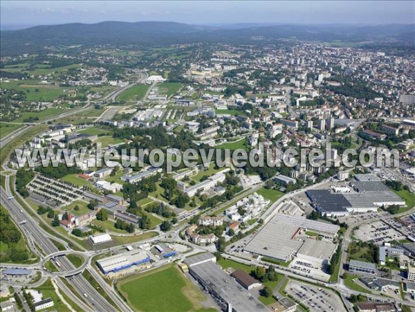 Photo aérienne de Besançon Photo aérienne de Besançon