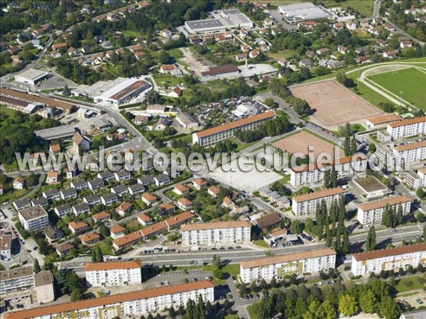 Photo aérienne de Besançon Photo aérienne de Besançon