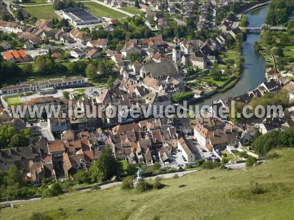 Photo aérienne de Ornans