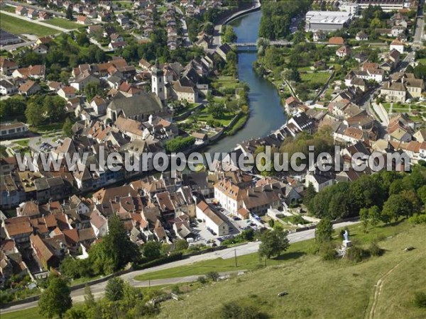 Photo aérienne de Ornans