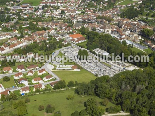 Photo aérienne de Ornans