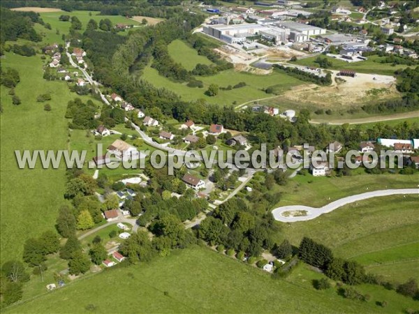 Photo aérienne de Ornans