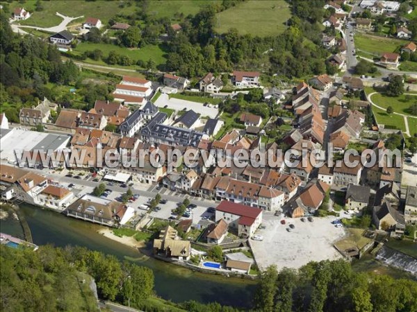 Photo aérienne de Ornans