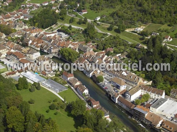 Photo aérienne de Ornans