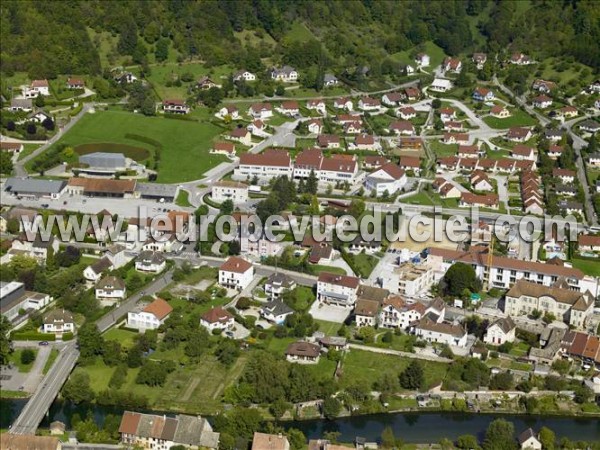 Photo aérienne de Ornans