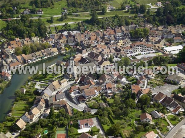 Photo aérienne de Ornans