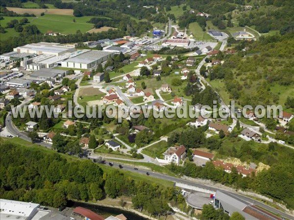 Photo aérienne de Ornans