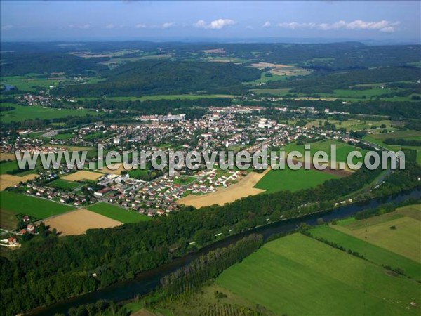 Photo aérienne de L'Isle-sur-le-Doubs